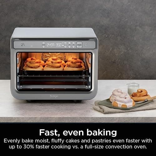 Ninja Prestige Smart XL with Pro Cook System 10-in-1 Air Fry Digital Countertop Convection Toaster Oven with Air Fry, Air Roast, Broil & Bake, Pro Cook Thermometer, 1800 Watts, Stainless Steel, DT551 thumbnail 5