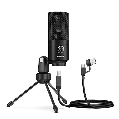 FIFINE K669B USB Microphone, Condenser Recording Mic for Vocals, Meeting | Metal Cardioid Laptop Mic for MAC OS, Windows, Voice Overs, Streaming, Online Meeting and YouTube Videos thumbnail 9