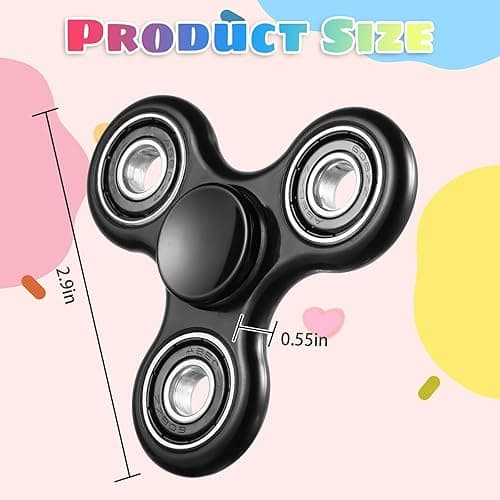 Makorobi Fidget Spinner 1 Pack, Sensory Fidget Toy Anxiety Relief for Adults, Stress Relief Fidget Toys for Adults Kids 8-12 with ADHD Autism, Birthday Gifts Classroom Prize for Kids Teens thumbnail 5
