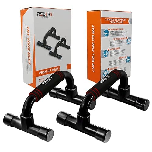 Push Up Bars Strength Training - Workout Stands With Ergonomic Push-up Bracket Board with Anti-Slip Sturdy Structure Portable for Home Fitness Training, Push Up Stands Handle for Floor Workouts thumbnail 6