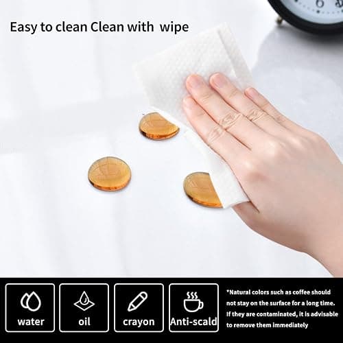 LBJFYHJN Clear Desk Mat, Non-Slip PVC Desk Protector Mat with Round Edge, Heat Resistant & Waterproof Clear Desk Writing Mat for Home and Office (27.6"*13.8") thumbnail 3