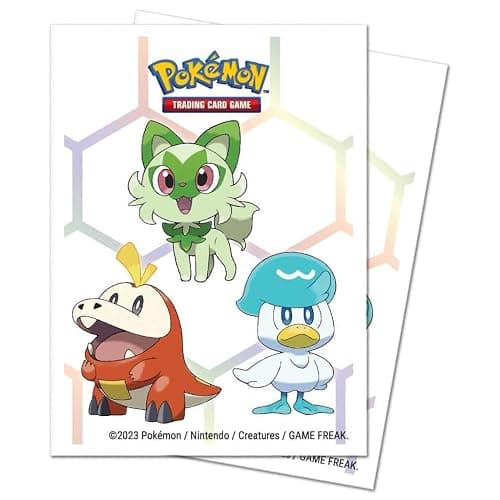 Ultra PRO - Pokémon Paldea First Partner Gaming Bundle - Includes One Card Playmat, 65ct. Card Sleeves, One Card Deck Box w/ 4 Dividers, All Packed in Collectors Storage Box thumbnail 2