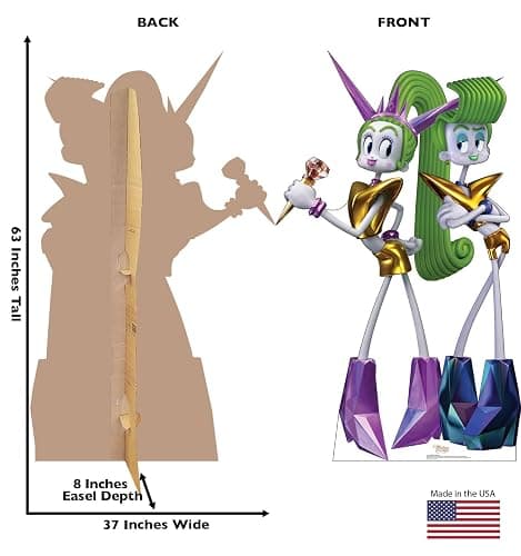 Cardboard People Velvet & Veneer Life Size Cardboard Cutout Standup - Trolls Band Together (2023 Film) thumbnail 2