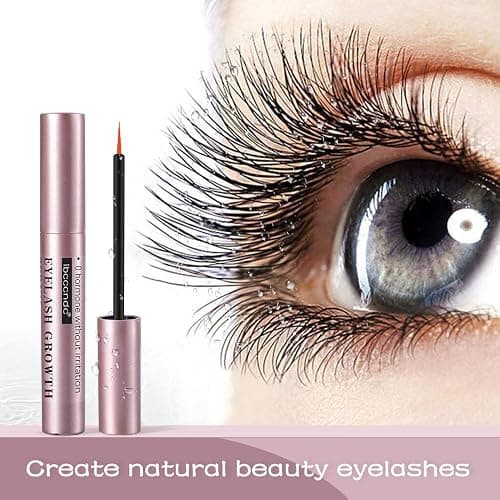 Sérum pour cils – Sérum comestique naturel de croissance des cils pour cils et sourcils plus longs et plus épais, stimule la croissance des cils, végétalien et sans thumbnail 3