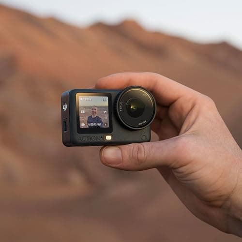 DJI Osmo Action 6 Essential Combo, 8K Waterproof Action Camera | 1/1.1" Square Sensor, Variable Aperture of f/2.0–f/4.0, Rocksteady 3.0, Cold-Resistant, 4hrs Battery, 50GB Storage thumbnail 11