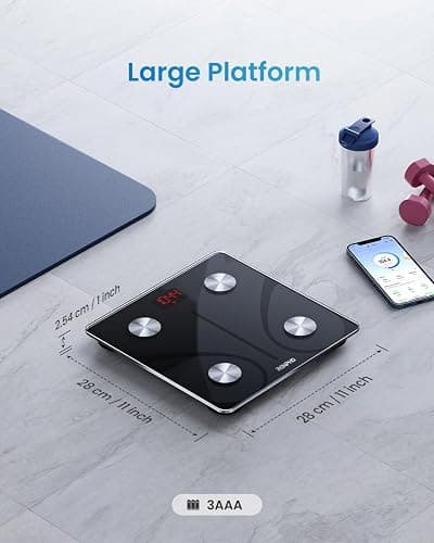 RENPHO Scales for Body Weight, Digital Bathroom Scales with High Precision Sensors, Bluetooth Weighing Scales Body Composition Monitors with App, Elis 1 thumbnail 7