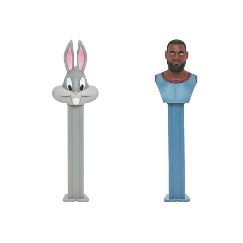 PEZ Candy Space Jam Gift Set, Bugs Bunny & Lebron James Dispensers & Six Pack Of Candy thumbnail 3