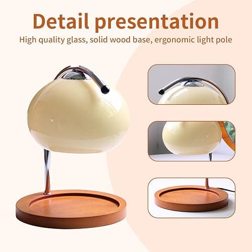 Topyond Candle Warmer Lamp with Extra-Large Solid Wood Tray, Candle Warmer, Dimmable Vintage Aromatherapy Table Lamp, Bedroom Desk Decor Gift for Women and Home Decorators thumbnail 3