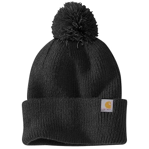 Carhartt Women's 106003 Women's Knit Pom-Pom Cuffed Beanie - Image 1