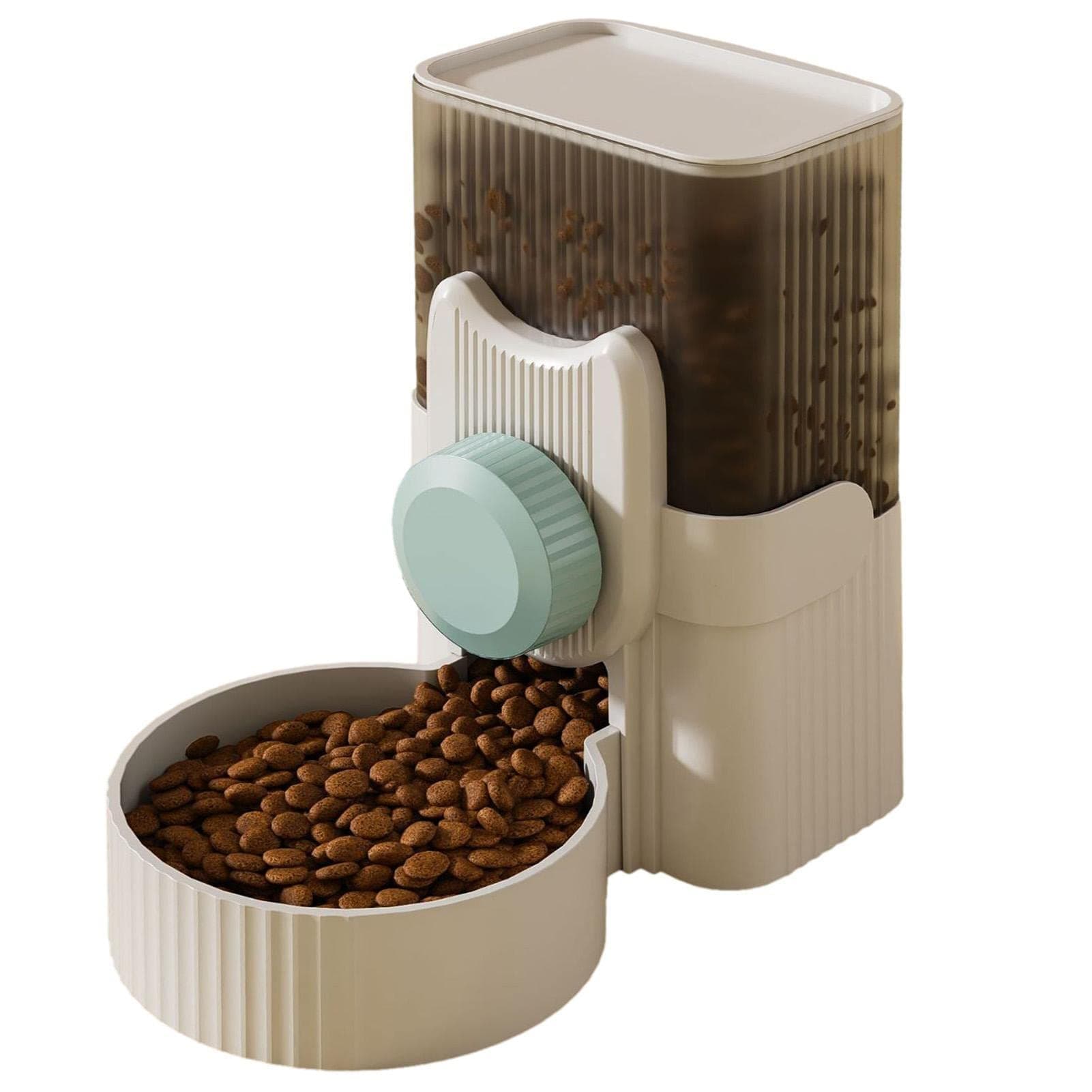 Cat Food Dispenser - Automatic Food Water Dispenser - 34 oz Auto Feeder Waterer, Water Food Bowl Dog Feeding Station for Cage Pet for Dog Cat Rabbit Chinchilla Ferret Wynott thumbnail 7