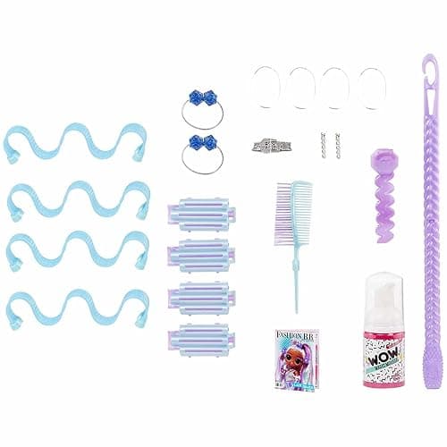 L.O.L. Surprise! OMG Fashion Show Hair Edition Lady Braids 10" Fashion Doll w/Magic Mousse, Transforming Hair, Including Stylish Accessories, Holiday Toy Playset, Gift for Kids Ages 4 5 6+ & Collectors thumbnail 6