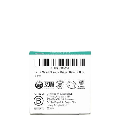Earth Mama Organic Diaper Balm 2-Ounce | Diaper Cream for Baby | EWG Verified, Petroleum & Artificial Fragrance-Free with Calendula for Sensitive Skin (2-Pack) thumbnail 9