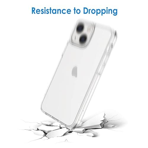 JETech Case for iPhone 13 Mini 5.4-Inch, Non-Yellowing Shockproof Phone Bumper Cover, Anti-Scratch Clear Back (Clear) thumbnail 6