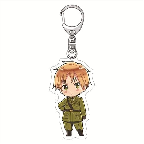 GO2COSY Set of 7 Anime Axis Powers Hetalia Acrylic Keychain Pendant Key Chain Style A thumbnail 7