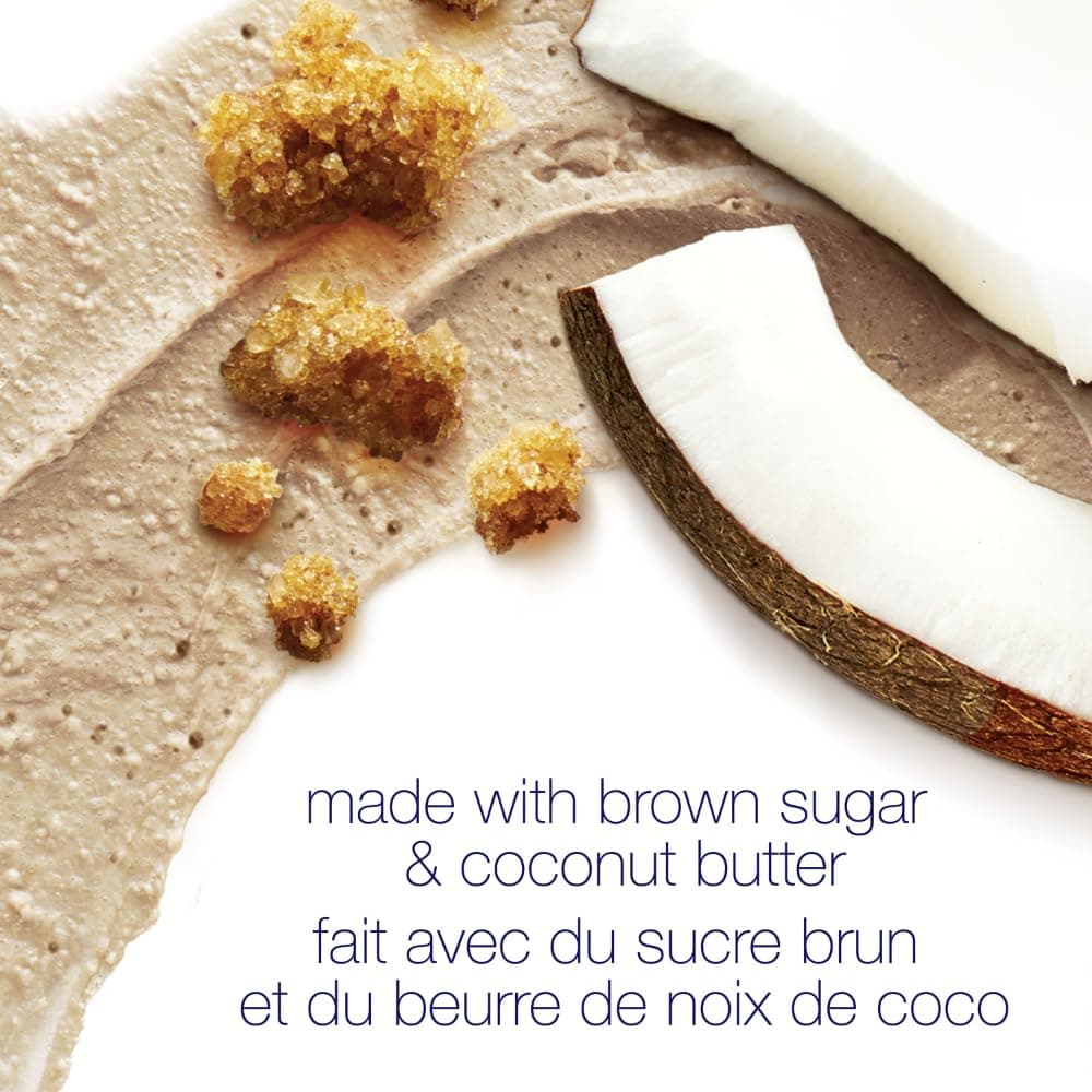 Dove Body Scrub Brown Sugar and Coconut Butter Deep Exfoliating Body Polish 298g, reveals visibly smoother, Soft Skin with Lasting Nourishment thumbnail 8