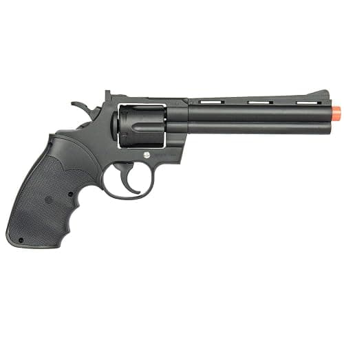 Airsoft 357 Magnum Revolver Full Size Spring Pistol Hand Gun w/Shells 6mm BB thumbnail 3