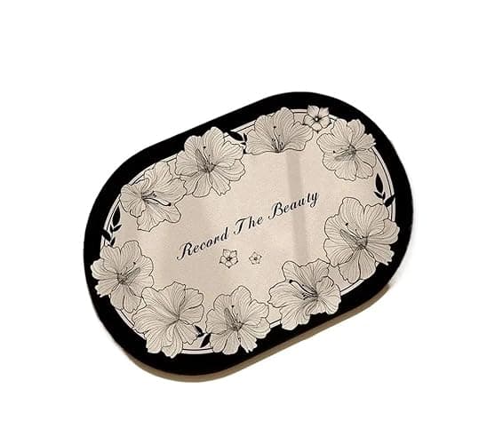 PTAWAA Bathroom Doormat ins Wind Suction Toilet Floor mat Non-Slip Toilet Toilet(Daisies,40X60cm 15.7X23.6in) thumbnail 6