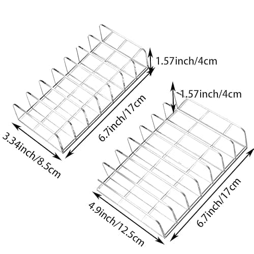 2 Pack Acrylic Eye Shadow Palette Makeup Manager, 7-Slot Display Box, Cosmetics Display Storage Rack Suitable for Eye Shadow Palette,Phone Case, Facial Mask, Transparent Cosmetics Manager thumbnail 2