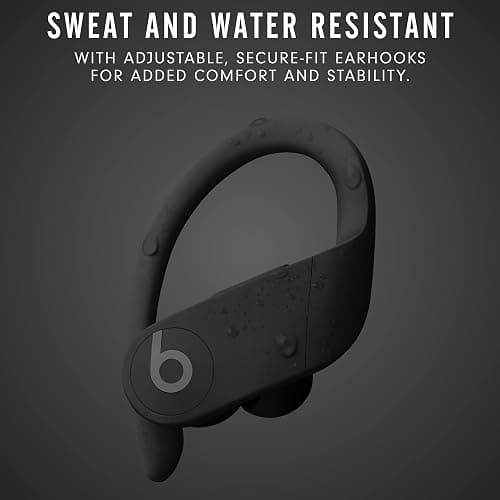 Beats Powerbeats Pro Wireless Earbuds - Apple H1 Headphone Chip, Class 1 Bluetooth Headphones, 9 Hours of Listening Time, Sweat Resistant, Built-in Microphone - Black thumbnail 2