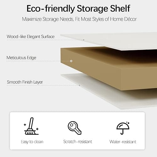 Bevfint 70-Inch Tall White Bookcase, 5 Tiers Shelves Open Storage Bookshelf, 33 in Wide Anti Tipping Indoor Furniture, Book Cases for Home Library Office Bedroom School thumbnail 4