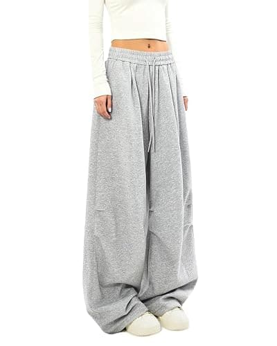 LuminBlaze Women Baggy Sweatpants Wide Leg Lounge Pants Comfy Joggers Fall Winter Outfits 2025 thumbnail 5
