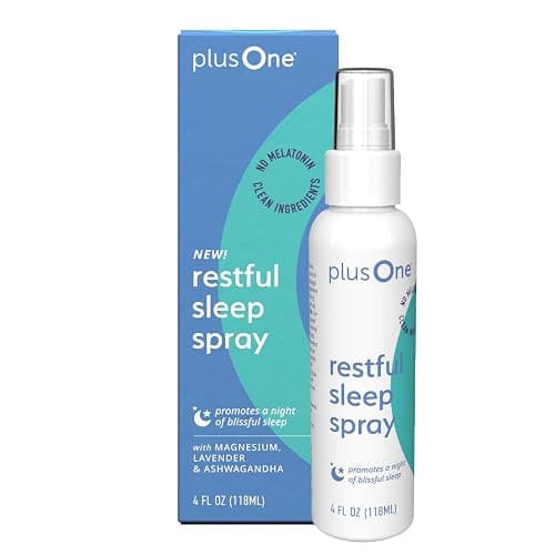 plusOne Restful Magnesium Sleep Spray, Lavender & Ashwagandha Spray | Lavender spray for sleep, ashwagandha aromatherapy mist, hormone-free bedtime, menopause-friendly, no melatonin - Image 1