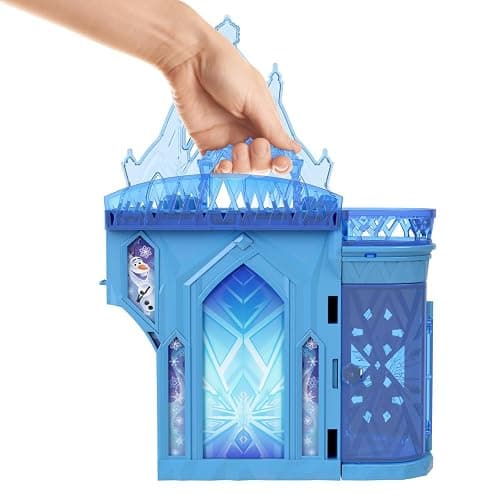 Mattel Disney Princess Toys, Storytime Stackers Elsa Ice Palace, Stackable Castle Doll House with Small Doll & 8 Pieces, Inspired by The Disney Frozen Movies thumbnail 3