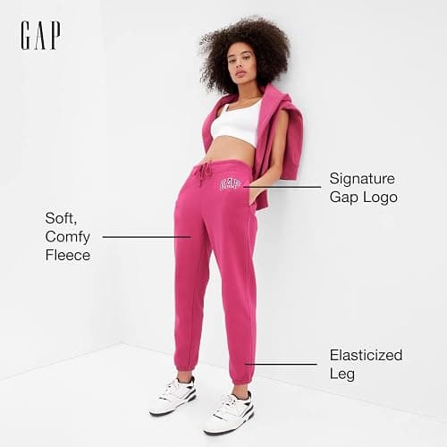 GAP Women's Logo Fleece Jogger thumbnail 3