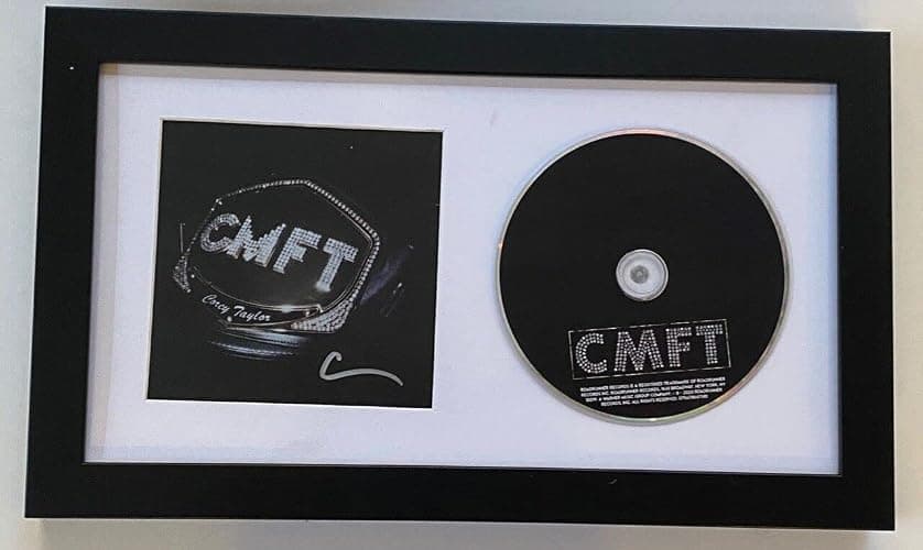 Corey Taylor Signed Autographed CMFT Framed CD Display Slipknot COA - Image 1