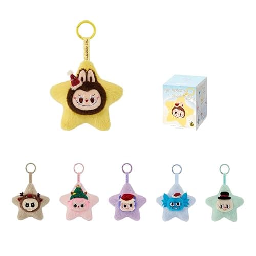 POP MARTTHE MONSTERS Classic Series-Sparkly Blind Box, THE MONSTERS Blind Box Figures, Random Design Collectible Toys Home Decorations, Holiday Birthday Gifts, Single Box - Sparkly Plush Pendant - Single Box - Image 1