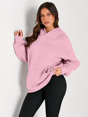 Trendy Queen Womens Oversized Hoodies Fleece Sweatshirts Fall Fashion Pullover Sweaters Winter Clothes thumbnail 2