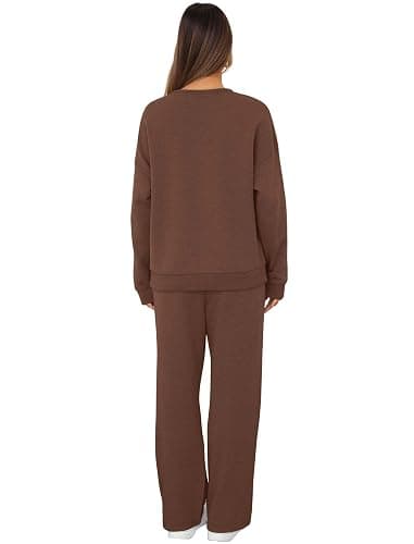 XIEERDUO Sweatsuits Women 2 Piece Outfit Matching Lounge Sets Fall Outfits 2025 Fashion Clothing Crewneck Track Suits thumbnail 5