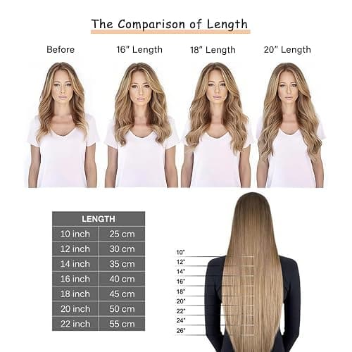 Caliee Piano Golden Brown #10 Mixed Bleach Blonde #613 Seamless Clip in Hair Extensions Double Weft Lace Invisible Silky Straight Remy Hair Extensions Clip in Human Hair 140G 20 Inch thumbnail 6