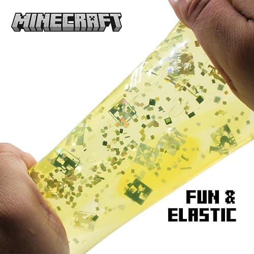 Just Toys – Minecraft Jelly SquishMe Blind Box Cube | Gold Sword or Pickaxe Inside thumbnail 5