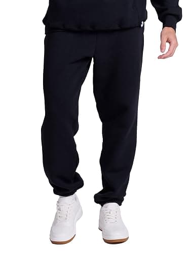 Russell Athletic Men's Dri Power Fleece Elastic Bottom Sweatpants, Relaxed Fit, Moisture Wicking, with or Without Pockets - Image 1