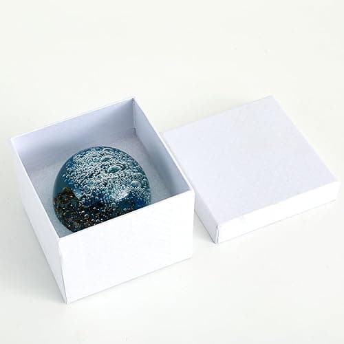 crystal ball ornament, home decor, glass paperweight ball, office decor, a gift for ocean lovers – perfect for gifting to wife, husband, children, mom, friends and besties. (Gold-crystal ball) thumbnail 7