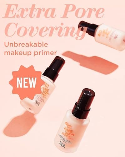 TOUCH IN SOL No Poreblem Hybrid Primer - Extra Pore Covering - 24/7 Matt Finish Sebum and Shine Control - with Vitamin C & E and Green Tea Extracts For Smooths Skin, 1.01 fl.oz. - 1.01 Fl Oz (Pack of 1) thumbnail 2