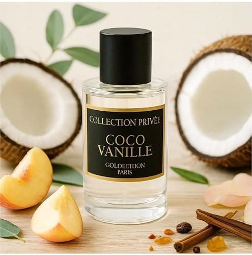 Parfum COCO VANILLE Collection Privée Nouvelle Edition (Gold Edition), Idée Cadeau, un parfum longue durée et unisexe de 50 ml, fabriqué en France (COCO VANILLE) thumbnail 3