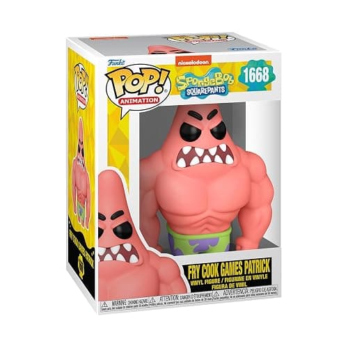 Funko Pop Animation: Spongebob Squarepants 25th Anniversary - Fry Cook Games Patrick Star - Collectable Vinyl Figure - Gift Idea - Official Merchandise - Toys for Kids & Adults - Image 1