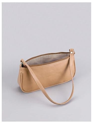 QWINEE Women's Floral Print Shoulder Handbags Y2k Top Handle Zipper Small Square Underarm Bag Purse thumbnail 5
