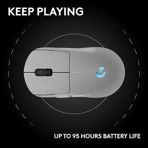 Logitech G PRO 2 Lightspeed Wireless Gaming Mouse, Right- or Left-Handed Mouse with up to 4 Customizable and Switchable Magnetic Side Buttons, 44K DPI Sensor, USB-C Charging, for PC/Mac - White thumbnail 12