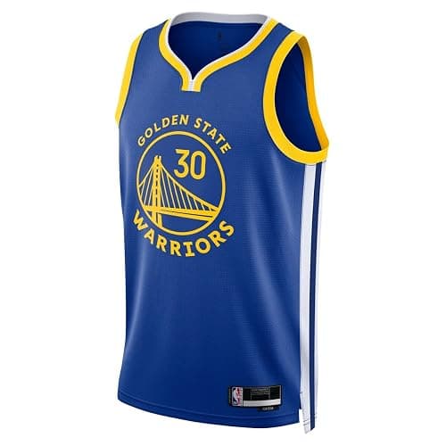 Stephen Curry Golden State Warriors NBA Kids Youth 8-20 Blue Icon Edition Swingman Jersey thumbnail 2