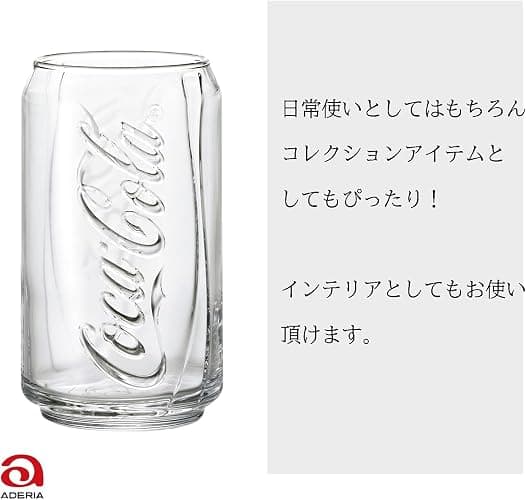 ADERIA B5468 Coca-Cola Cangata Glass, 12.0 fl oz (355 ml), Set of 6, Made in Japan, Highball Cup, Wedding, Celebration, Beer, Stylish, Gift, Glass, Sake, Birthday, Women, Tumbler, Men's, Retirement, thumbnail 5