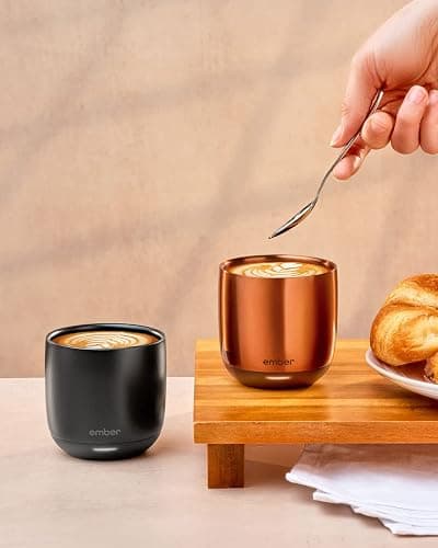 Ember Temperature Control Smart Cup, 6 oz, App-Controlled Heated Coffee Cup, Espresso Mug with 90 Min Battery Life, Copper thumbnail 9