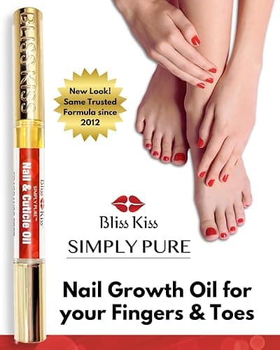 Bliss Kiss Simply Pure Cuticle Oil Pen, Fragrance Free, 1 Count | Jojoba-rich formula helps soften dry cuticles and condition brittle, peeling, breaking nails; 2 ml precision brush pen. thumbnail 13