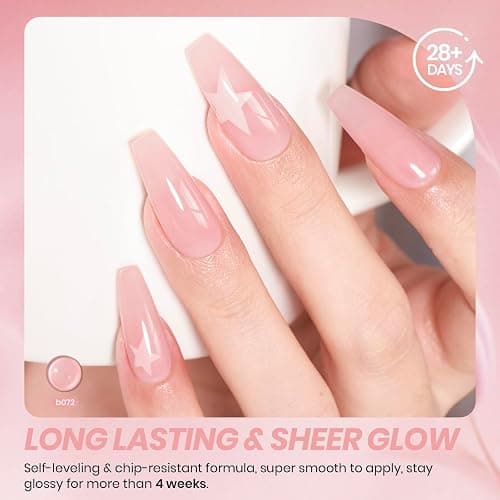 Beetles UV Gel Nagellack Nacktes Farbe, 15 ml Neutrale Cremebraun Gel Nagellack, LED Nagellampe Erforderlich Geschenk für Nagelkunst DIY Nagelstudio Heimmaniküre thumbnail 3