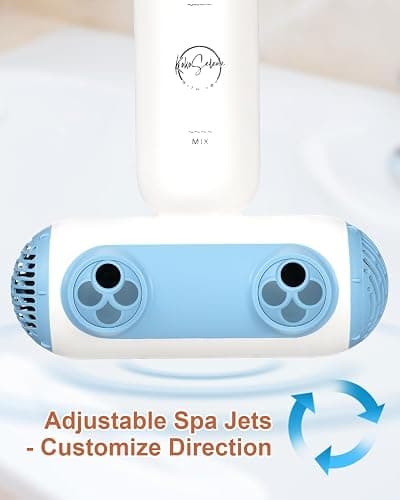 KokoSelene Bath Jets for Tub, Portable Bath Spa for Bathtub with Dual Hydro Jets, Bathtub Spa Machine Creates Soothing Bubbles for Daily Relax at Home Use (Blue) thumbnail 4
