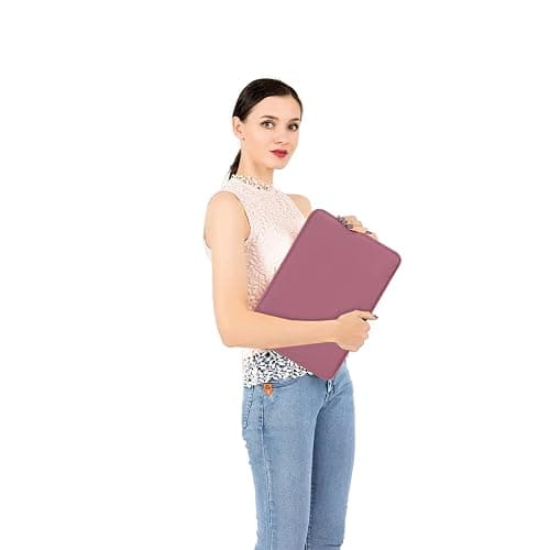 MOSISO Laptop Case 16 inch, 15-15.6 inch Laptop Sleeve Bag Compatible with MacBook Pro 16 inch, HP, Acer, Dell, Lenovo, ASUS Notebook, Neoprene Computer Sleeve Bag with Small Case, Dusty Rose thumbnail 5