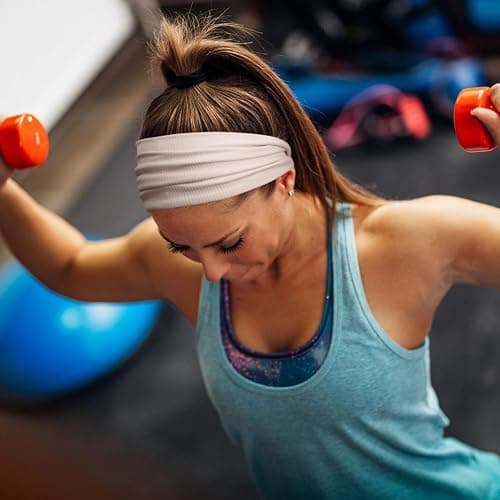 DRESHOW Yoga Sports Headbands for Women Elastic Non-Slip Headbands Workout Running Hair Bands 6 Pack thumbnail 4