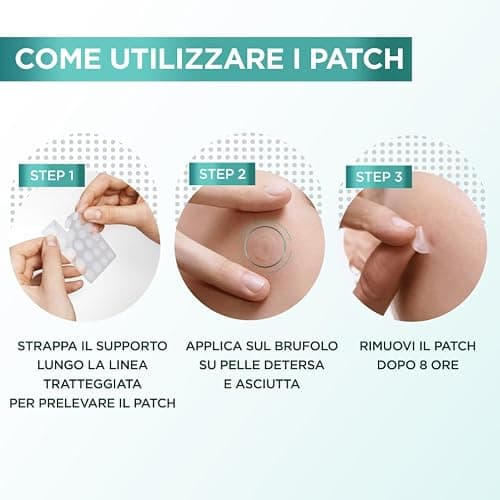 Garnier Pimple Patch Cerotti Idrocolloidali Invisibili, Imperfezioni Ridotte in 8 Ore, Brufoli Visibilmente più Piatti, Adatti a Tutte le Tonalità di Pelle, Vegano, Pure Active, 44 Patch thumbnail 6
